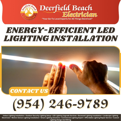 Energy-Efficient LED Lighting Installation